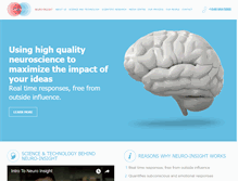 Tablet Screenshot of neuro-insight.com